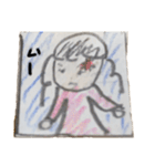 女の子のピンピン（個別スタンプ：6）