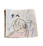 女の子のピンピン（個別スタンプ：10）