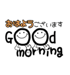 【英語】祝！手描き文字♡100（個別スタンプ：1）