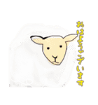 絵が苦手な人が描いた動物スタンプ（個別スタンプ：1）