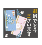 【背景が動く】お誕生日•季節のお祝い（個別スタンプ：11）