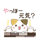 飛び出す！毎日使える♪ねことシマエナガ（個別スタンプ：19）