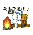 はいいろくまと夏 4（個別スタンプ：31）
