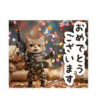 毎日使える♡戦場ねこ（個別スタンプ：38）