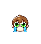 可愛いキャラクタースタンプ(表情のみver.)（個別スタンプ：2）