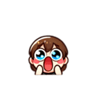 可愛いキャラクタースタンプ(表情のみver.)（個別スタンプ：15）