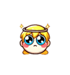 可愛いキャラクタースタンプ(表情のみver.)（個別スタンプ：17）