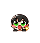 可愛いキャラクタースタンプ(表情のみver.)（個別スタンプ：19）