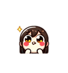 可愛いキャラクタースタンプ(表情のみver.)（個別スタンプ：24）