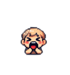 ドット絵キャラクタースタンプ（個別スタンプ：2）