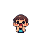 ドット絵キャラクタースタンプ（個別スタンプ：12）