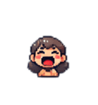 ドット絵キャラクタースタンプ（個別スタンプ：15）