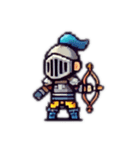 RPG風ドット絵ミニキャラクター（個別スタンプ：4）