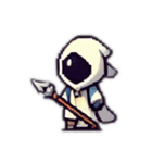 RPG風ドット絵ミニキャラクター（個別スタンプ：5）