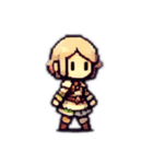 RPG風ドット絵ミニキャラクター（個別スタンプ：6）