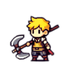 RPG風ドット絵ミニキャラクター（個別スタンプ：10）