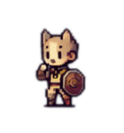 RPG風ドット絵ミニキャラクター（個別スタンプ：11）
