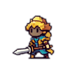 RPG風ドット絵ミニキャラクター（個別スタンプ：12）