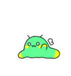 緑黄生物(白文字)（個別スタンプ：3）
