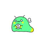 緑黄生物(白文字)（個別スタンプ：9）