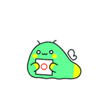 緑黄生物(白文字)（個別スタンプ：16）