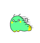 緑黄生物(白文字)（個別スタンプ：21）