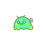 緑黄生物(白文字)（個別スタンプ：23）