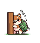 カメ柴#犬の日（個別スタンプ：20）