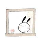 炭のうさぎ（個別スタンプ：2）