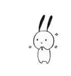 炭のうさぎ（個別スタンプ：5）