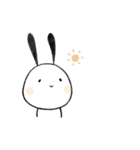 炭のうさぎ（個別スタンプ：6）