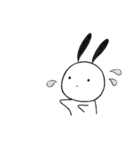 炭のうさぎ（個別スタンプ：10）