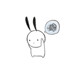 炭のうさぎ（個別スタンプ：12）