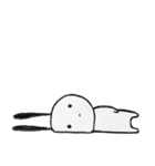 炭のうさぎ（個別スタンプ：18）