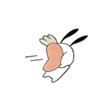 炭のうさぎ（個別スタンプ：19）