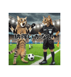 サッカー大好き猫の日常会話スタンプ（個別スタンプ：33）