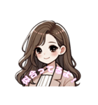 ふんわり女子の日常♡褒め言葉・嬉しい言葉（個別スタンプ：15）