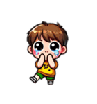 可愛いキャラクタースタンプ(動きありver.)（個別スタンプ：6）