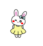 うさぎ♡らぴぴ♡(Cute rabbit)文字なしver（個別スタンプ：2）