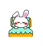 うさぎ♡らぴぴ♡(Cute rabbit)文字なしver（個別スタンプ：9）