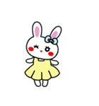 うさぎ♡らぴぴ♡(Cute rabbit)文字なしver（個別スタンプ：12）