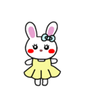 うさぎ♡らぴぴ♡(Cute rabbit)文字なしver（個別スタンプ：23）