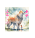 犬と少女の友情物語（個別スタンプ：21）