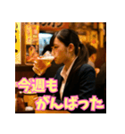 酒カス女子 ビール飲みの美女と日常（個別スタンプ：25）