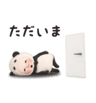 ハイテンション！ 飛び出すパンダタオル（個別スタンプ：23）