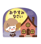 モノトーンmushちゃん・ハロウィン（個別スタンプ：7）