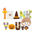 モノトーンmushちゃん・ハロウィン（個別スタンプ：12）