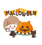 モノトーンmushちゃん・ハロウィン（個別スタンプ：40）