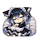 ちびぬこメイド（個別スタンプ：10）