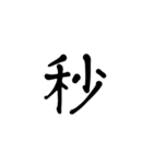 一字で会話 5（個別スタンプ：22）